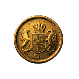 Gold Coin (Cinematic) - 256x256 pixel art sprite