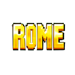 Gold Number Yellow - 256x256 pixel art sprite