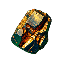 Gold Ore (Cinematic) - 256x256 pixel art sprite