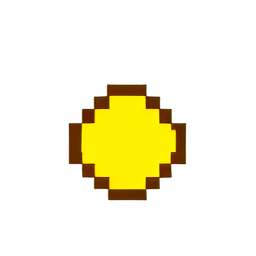 Gold Ore (Low-Res) - 256x256 pixel art sprite