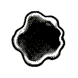 금빛 슬라임 (1비트) — 256×256 픽셀 아트 스프라이트