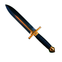 Gold Sword (Cinematic) - 256x256 pixel art sprite