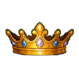 Tiara de Oro — sprite pixel art 256×256