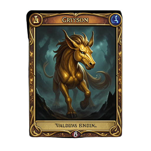 Golden Gryphon — 512×512 pixel art sprite