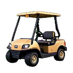 Golfwagen — 256×256 Pixel-Art-Sprite