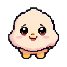 Almohada de plumas — sprite pixel art 256×256