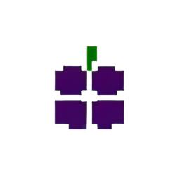 Grapes (Low-Res) - 256x256 pixel art sprite