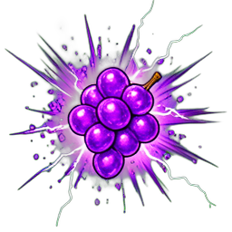 Trauben (VFX) — 256×256 Pixel-Art-Sprite
