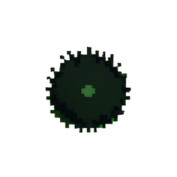 Dunkles Gras (Niedrigauflösung) — 256×256 Pixel-Art-Sprite