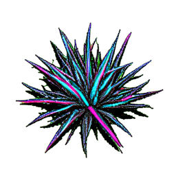 Grass Dry (Cyberpunk) - 256x256 pixel art sprite