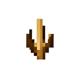 Herbe Sèche (Basse Résolution) — sprite pixel art 256×256