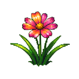 Flor de Grama — sprite pixel art 256×256