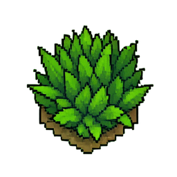Herbe Verte (16-Bit) — sprite pixel art 256×256