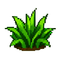 Herbe Verte — sprite pixel art 256×256