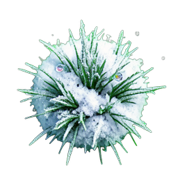 Grass Snow (HD-2D) - 256x256 pixel art sprite