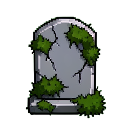 Grave Stone (16-Bit) - 256x256 pixel art sprite