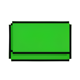 Grüner Clutch — 256×256 Pixel-Art-Sprite