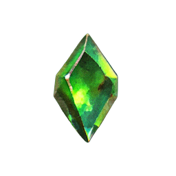 Green Gem (Atmospheric) - 256x256 pixel art sprite