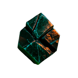 Green Gem (Cinematic) - 256x256 pixel art sprite
