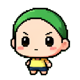 Green Headband — 256×256 pixel art sprite