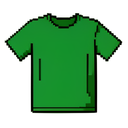 Green T Shirt — 256×256 pixel art sprite