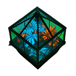 Invernadero (Cinemático) — sprite pixel art 256×256