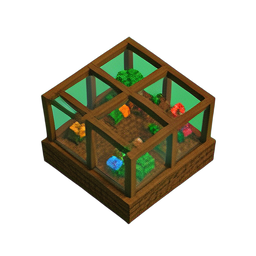 Serre (Voxel) — sprite pixel art 256×256