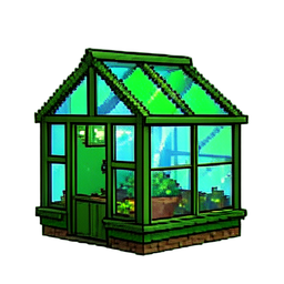 Greenhouse - 256x256 pixel art sprite