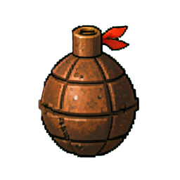 Grenade (16-Bit) - 256x256 pixel art sprite