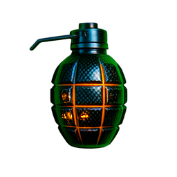 Grenade (Cinematic) - 256x256 pixel art sprite