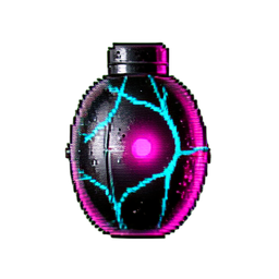 Grenade (Cyberpunk) - 256x256 pixel art sprite