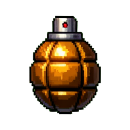 Grenade - 256x256 pixel art sprite