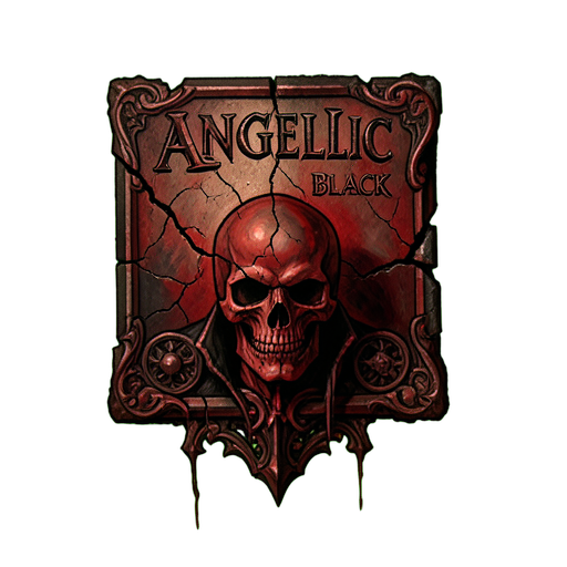Grimoire Angélique Noir — sprite pixel art 512×512