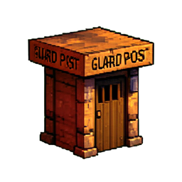 Guard Post - 256x256 pixel art sprite