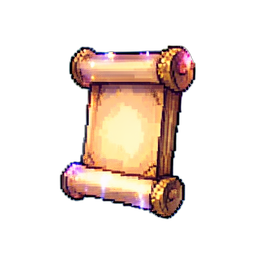 Gildenvertrag — 256×256 Pixel-Art-Sprite