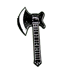 Guitar Axe (1-Bit) - 256x256 pixel art sprite
