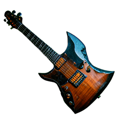 Guitar Axe (Cinematic) - 256x256 pixel art sprite