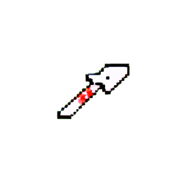Guitar Axe (Low-Res) - 256x256 pixel art sprite