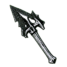 Halberd (1-Bit) — 256×256 pixel art sprite