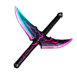 Halberd (Cyberpunk) - 256x256 pixel art sprite