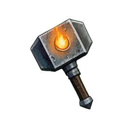 Hammer Dwarf (Atmospheric) - 256x256 pixel art sprite