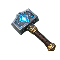 Hammer Dwarf (HD-2D) - 256x256 pixel art sprite