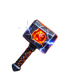 Hammer Dwarf (VFX) - 256x256 pixel art sprite