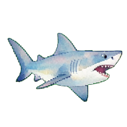Hammerhead Shark — 256×256 pixel art sprite