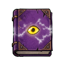 Livre hanté (16-bit) — sprite pixel art 256×256