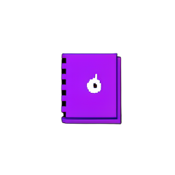 Haunted Book (Low-Res) - 256x256 pixel art sprite