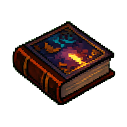 Haunted Book - 256x256 pixel art sprite