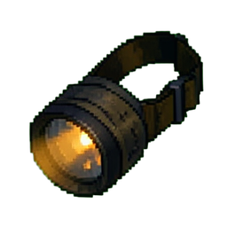 Headlamp Strap Beam — 256×256 pixel art sprite