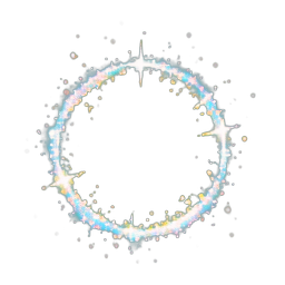 癒しの円の輝き — 256×256 ピクセルアートスプライト