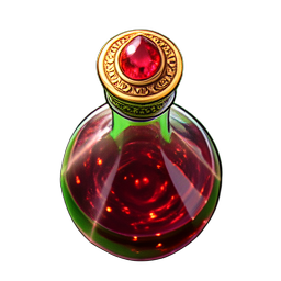 Potion de Santé Grande (HD-2D) — sprite pixel art 256×256